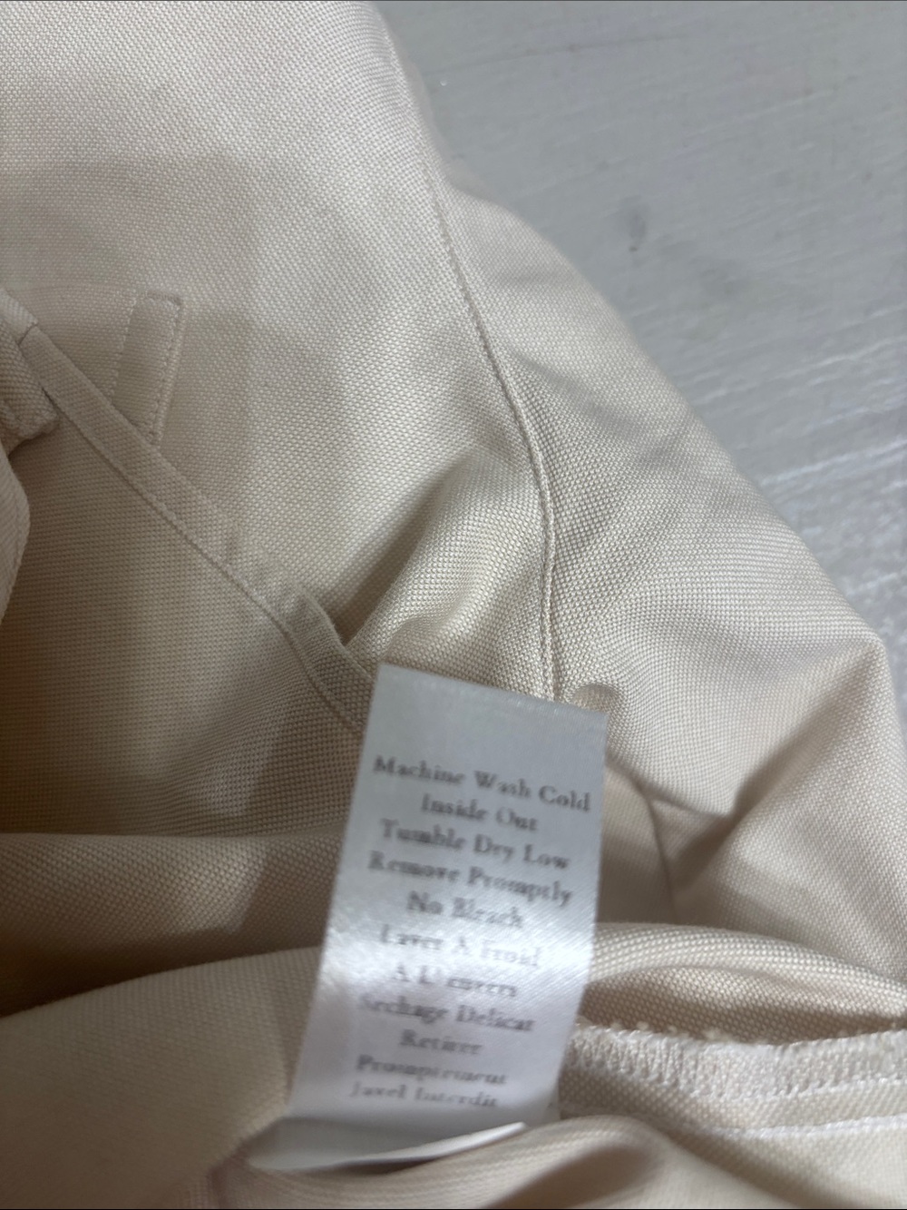 Frank & Eileen Beige Button-Down Shirt M - Picture 7 of 7